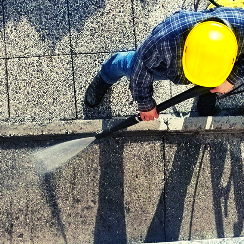 Hidalgo Roof & Exterior SoftWash's commercial concrete cleaning services give you the advantage you need to grow your business.